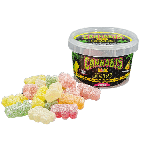 Cannabis_Bears_Sour_Drcandy_500x500 Cannabis Bears Sour - 200 Grams - Image 1