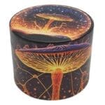 Grinder 4-Parts XL | Aluminium | 55mm | Psychedelic Series | Design 3 | Magic Mushrooms 1 - Afbeelding 2