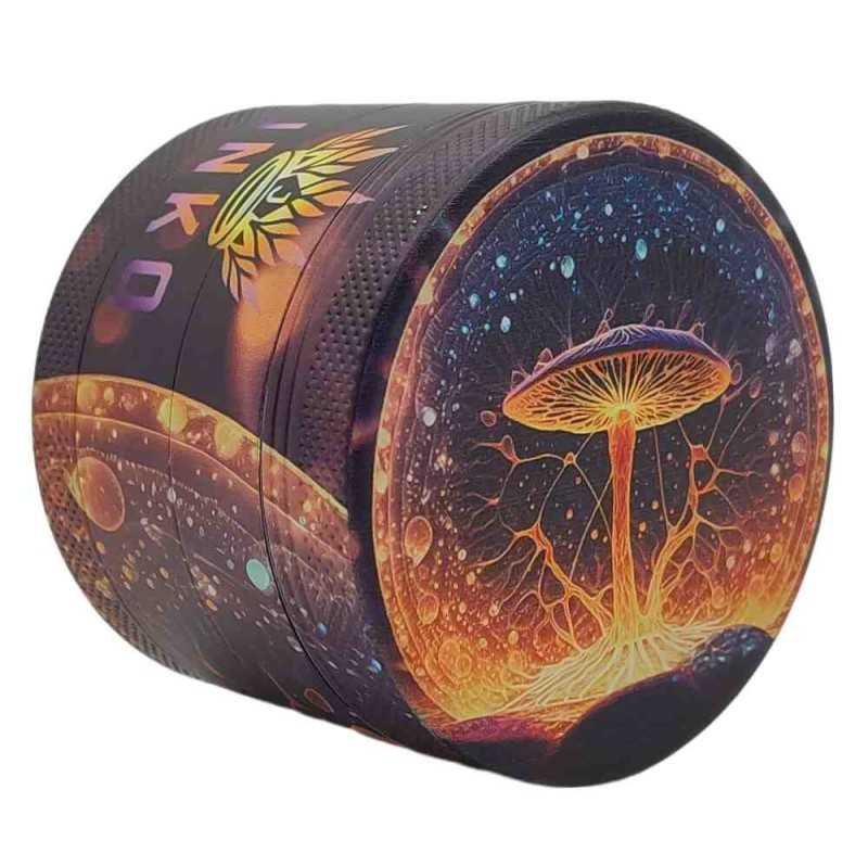 grinder-4-delig-xl-aluminium-55mm-psychedelic-serie-design-3-paddo-s-1 Grinder 4-Parts XL | Aluminium | 55mm | Psychedelic Series | Design 3 | Magic Mushrooms 1 - Afbeelding 1