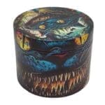 Grinder 4-Parts XL | Aluminum | 55mm | Psychedelic Series | Design 1 | Wonderland 1 - Image 2