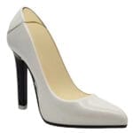 Ladies High Heel Lighter | White